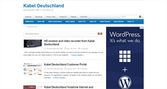 Desktop Screenshot of kabeldeutschlandsky.com