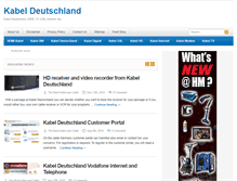 Tablet Screenshot of kabeldeutschlandsky.com